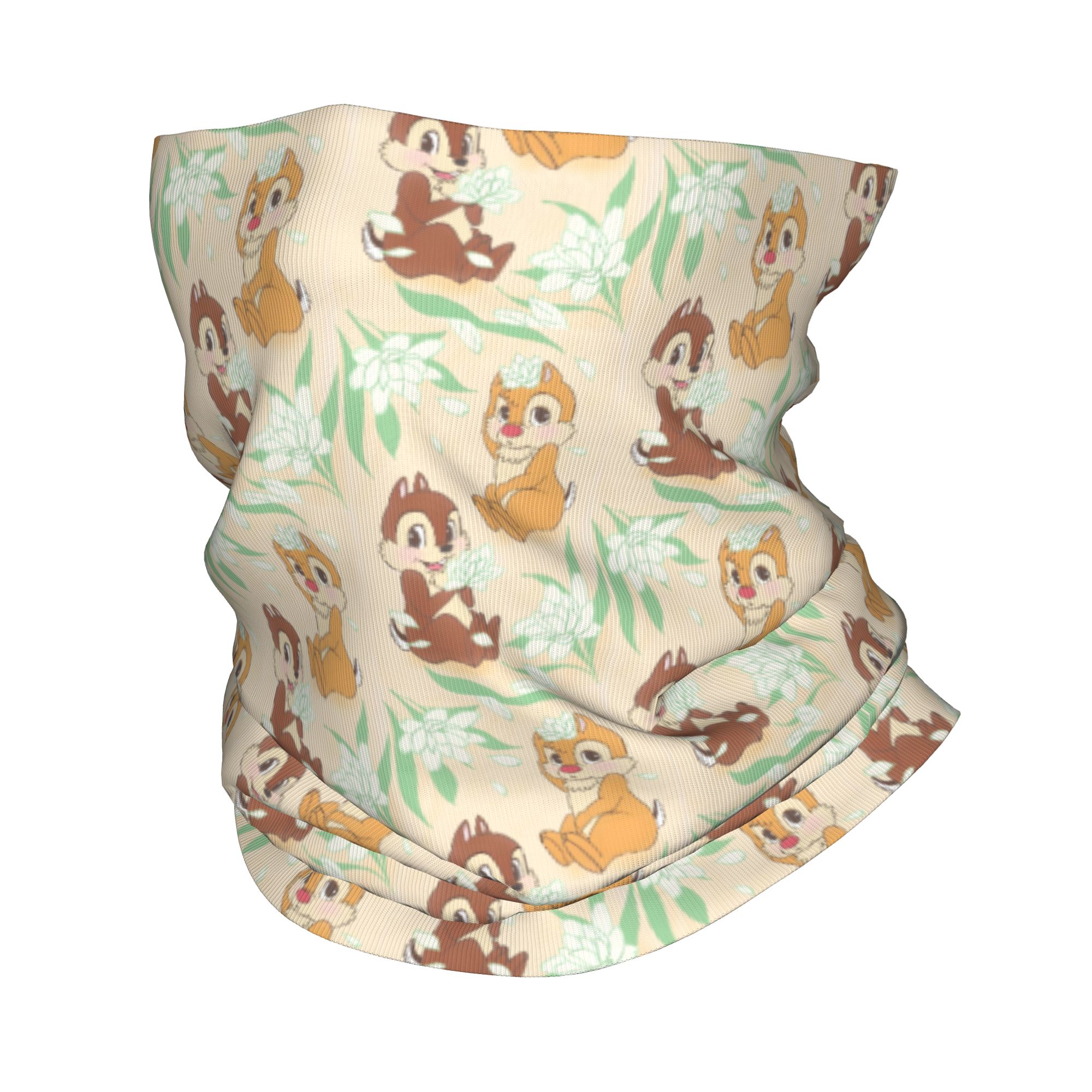 Neck Gaiter Fleece - Bandana C-Chip Dan D-Dale Lucu Kustom,