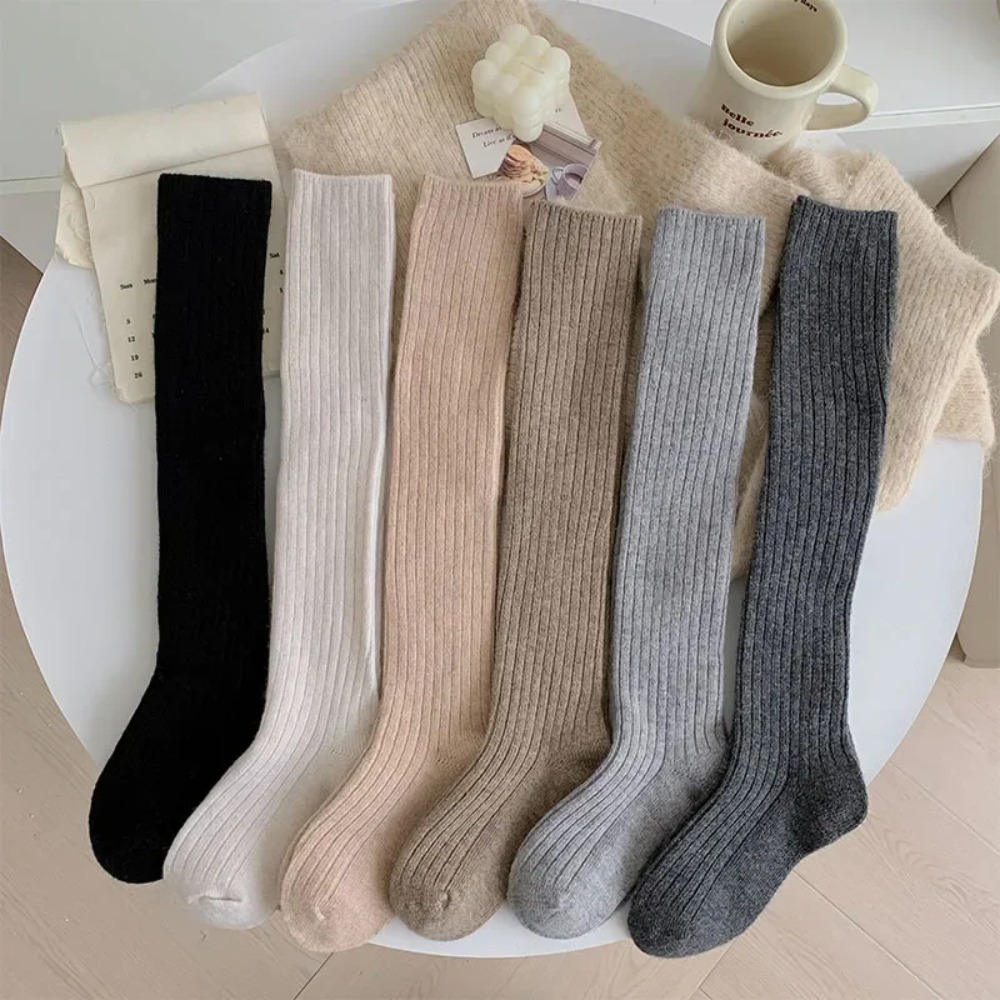 Thermal Sock Wool - Kaus Kaki Panjang Wanita Rajutan Musim