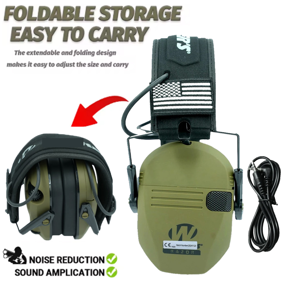 Earmuffs Foldable - Penutup telinga pelindung, penutup telinga pelindung