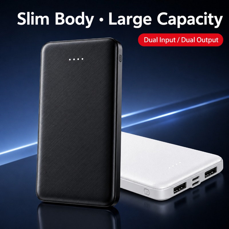 Heated Vest Battery - Power Bank 20000mAh Ultra Tipis, Pengisi