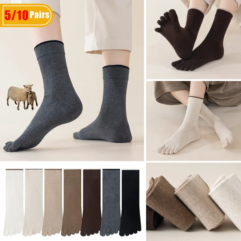 Thermal Sock Wool - 5/10 Pasang Kaus Kaki Wol Pria