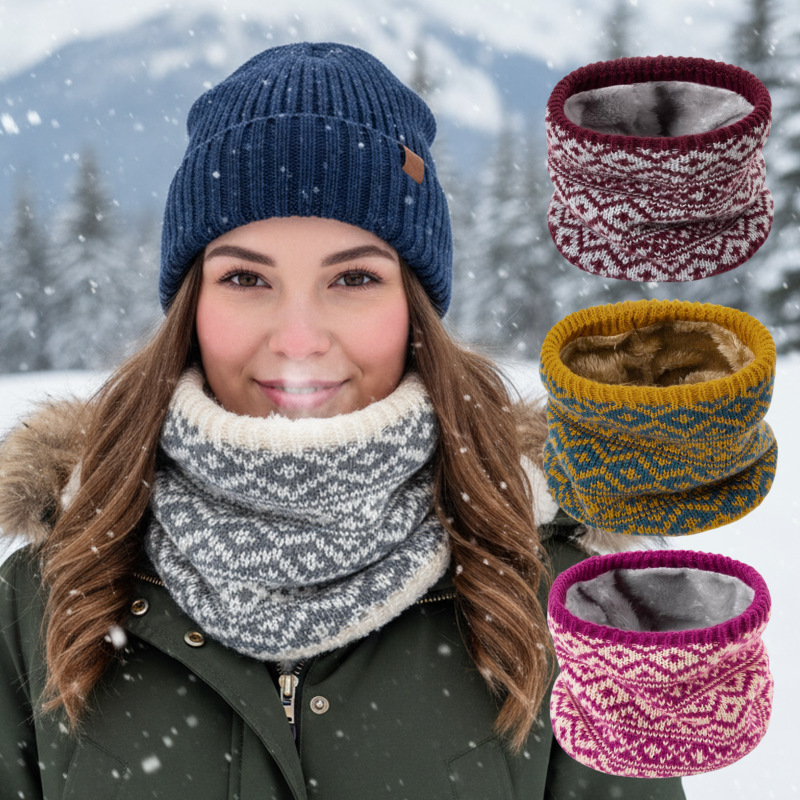 1-6PCS Penutup Leher Rajut Mus - Neck Gaiter Fleece ulasan dan harga