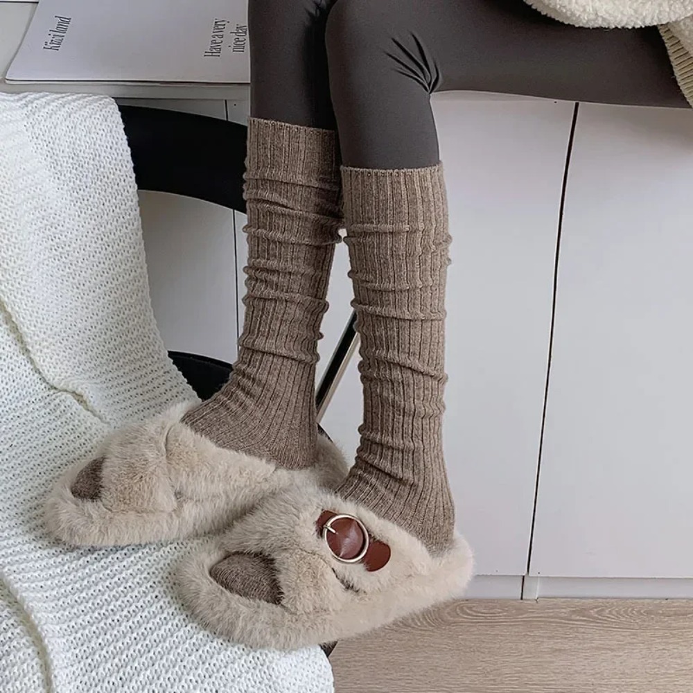 Kaus Kaki Panjang Wanita Rajut - Thermal Sock Wool ulasan dan harga