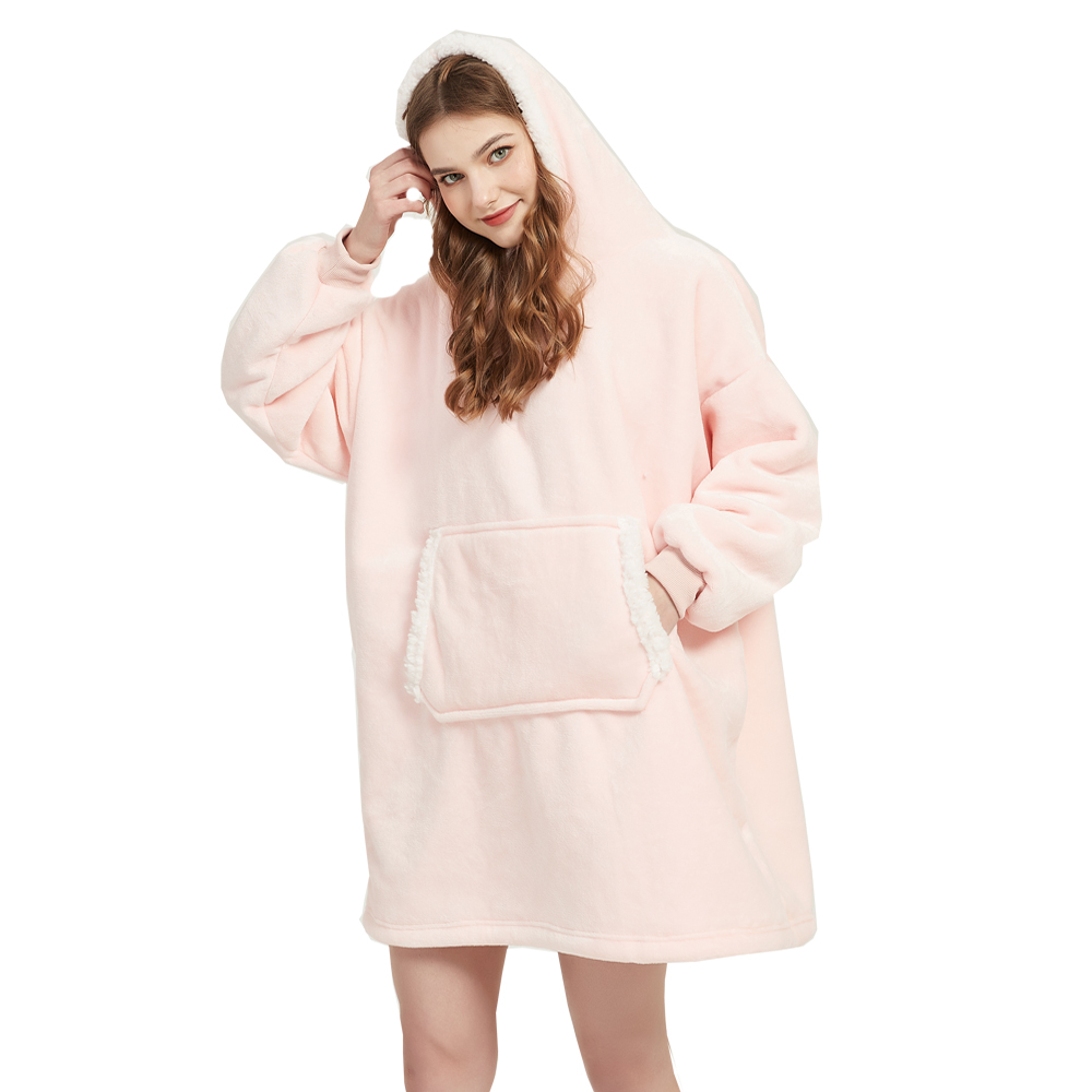 Selimut Sherpa Fleece koral se - Sherpa Hoodie Fleece ulasan dan harga