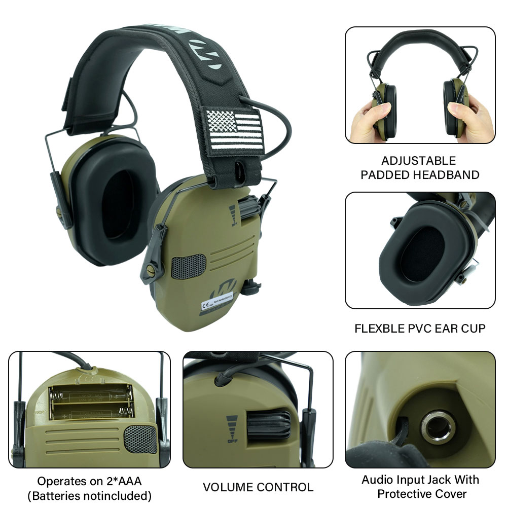 Penutup telinga pelindung, pen - Earmuffs Foldable ulasan dan harga